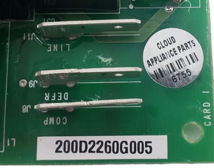 Genuine GE Refrigerator Control 200D2260G005 Same Day Ship & **60 Days Warranty*