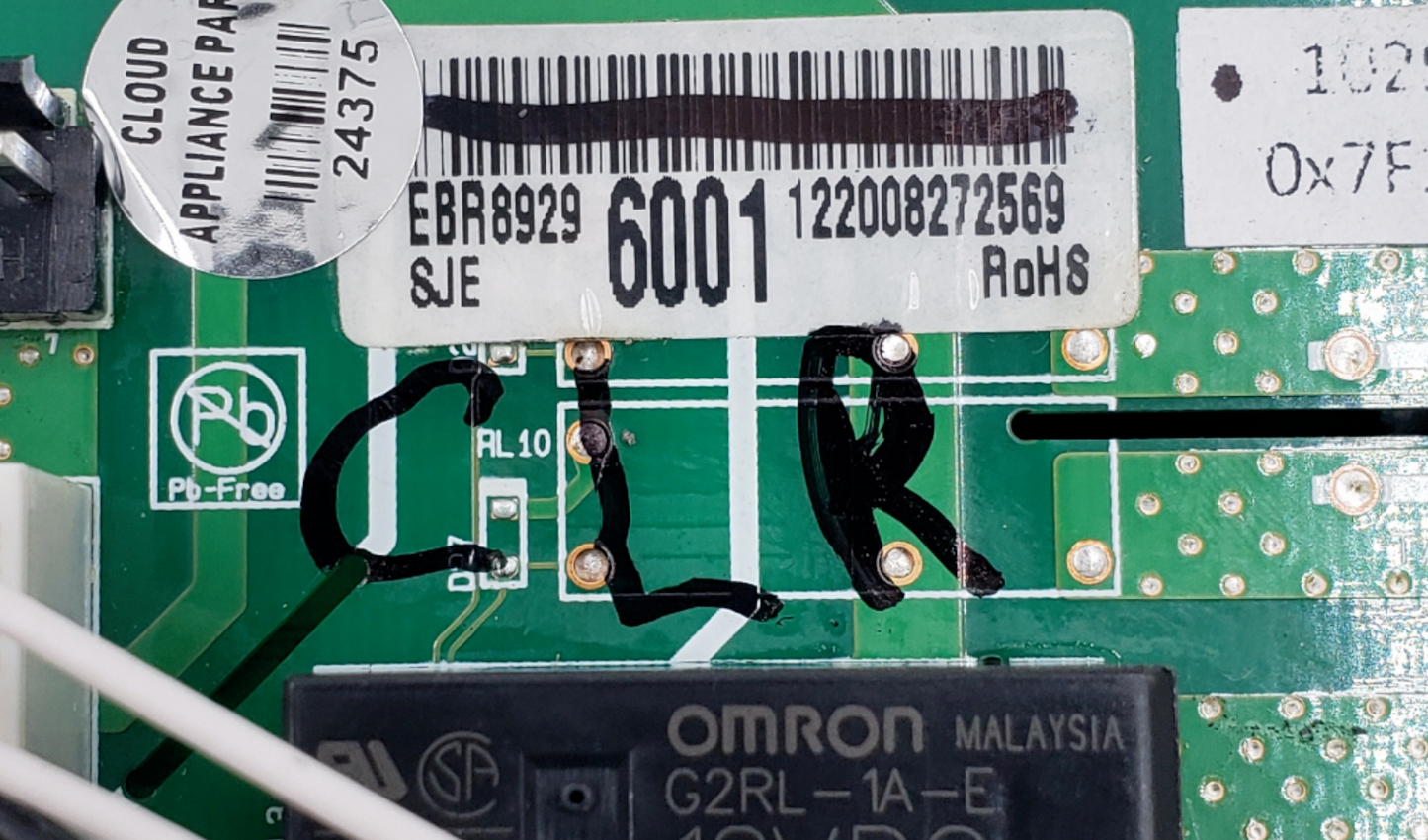 Genuine LG Range Control Board EBR89296001 *Same Day Shipping & 60 Days Warranty