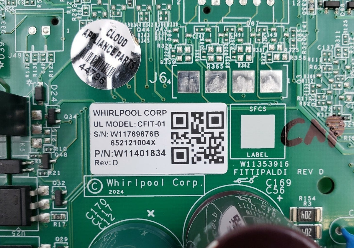 Whirlpool Genuine Range Control Board W11401834 Same Day Ship & 60 Days Warranty
