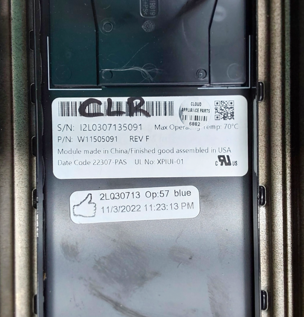 OEM Whirlpool Oven Touchpad Control W11505091 Same Day Ship & *60 Days Warranty*