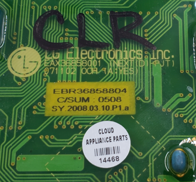 Genuine LG Dryer Control Board EBR36858804 Same Day Shipping & *60 Days Warranty