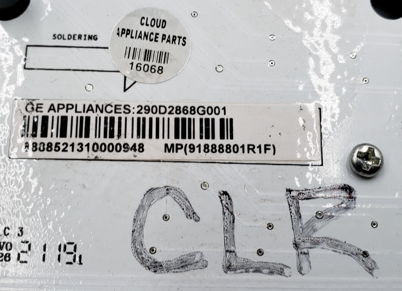 Genuine GE Washer Control Board 290D2868G001 **Same Day Ship & 60 Days Warranty*
