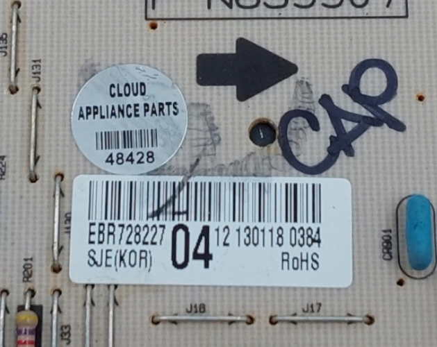 Genuine LG Range Control Board EBR72822704 Same Day Shipping & 60 Days Warranty*