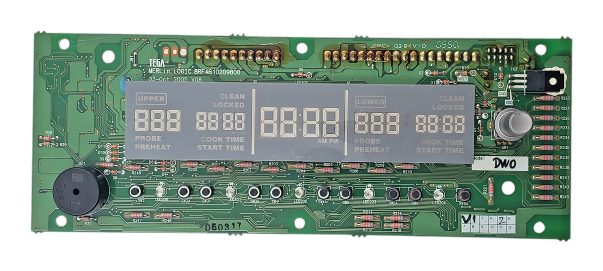 Genuine GE Range Control Board 164D6198G002 Same Day Shipping & 60 Days Warranty