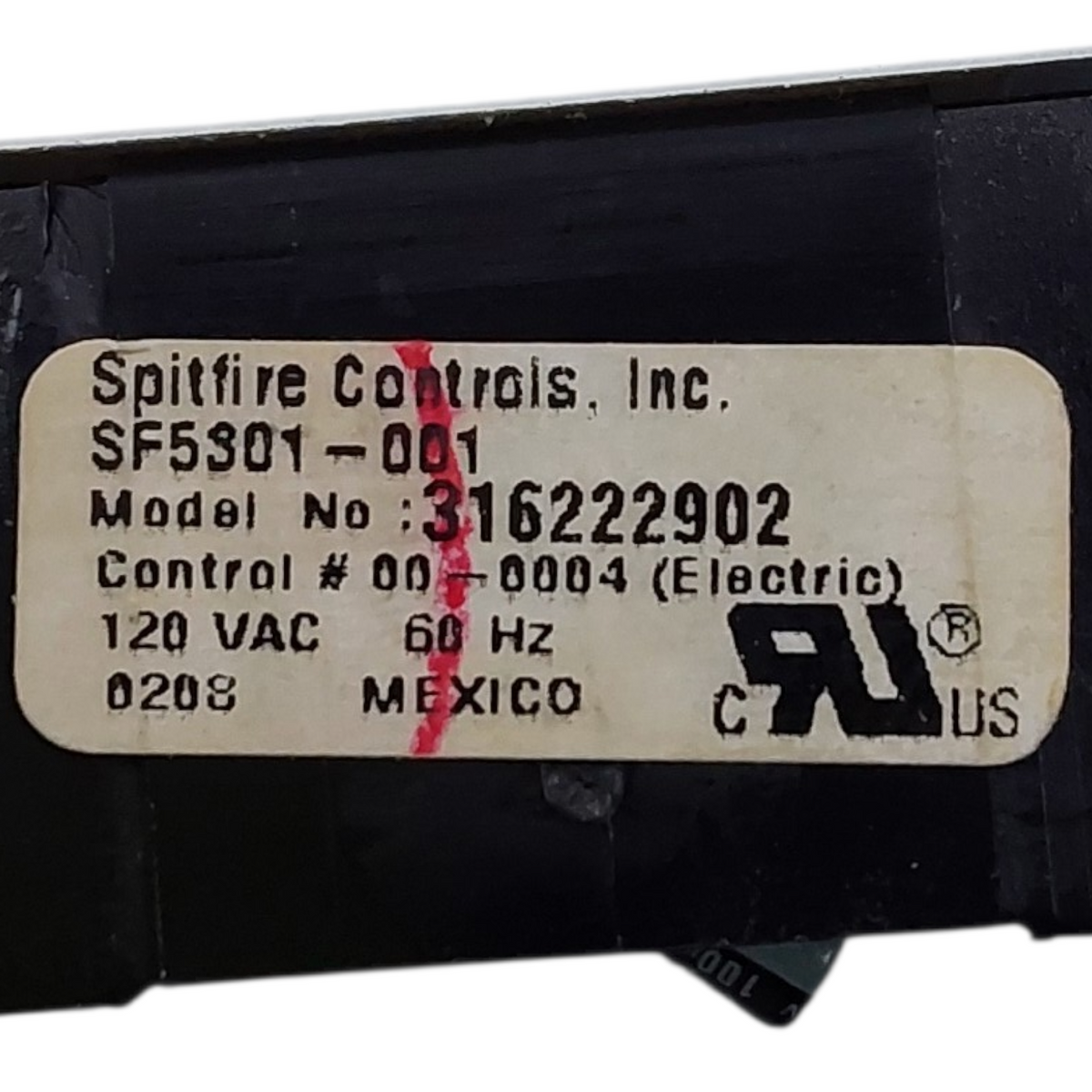 Genuine Frigidaire Range Control 316222902 Same Day Shipping & 60 Days Warranty*