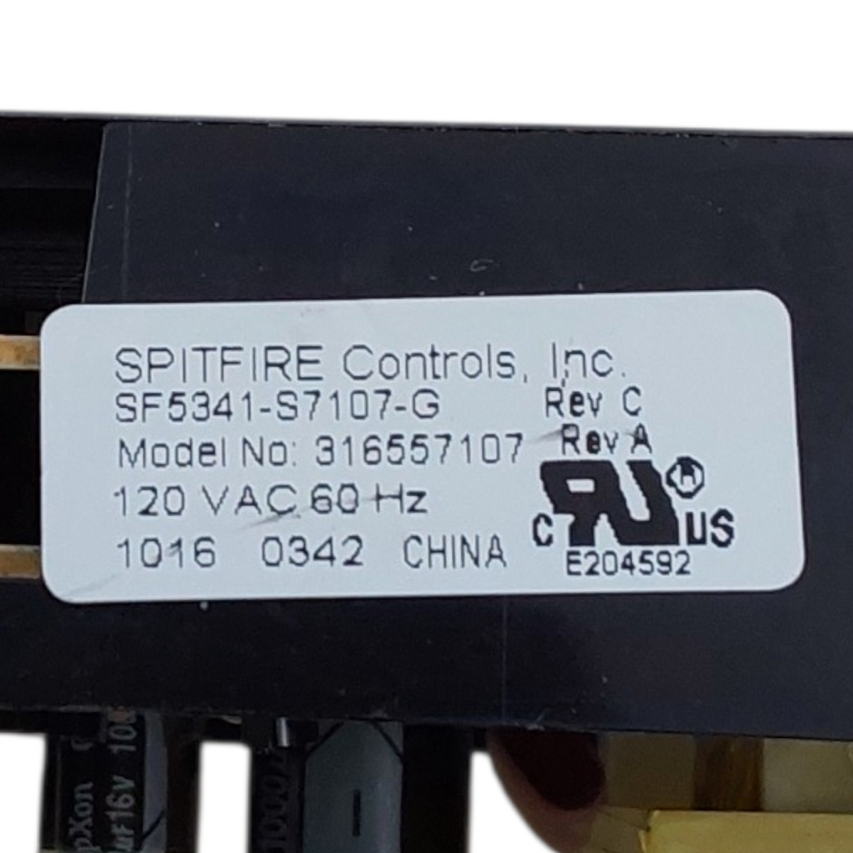 Genuine Frigidaire Range Control 316557107 Same Day Shipping & 60 Days Warranty.