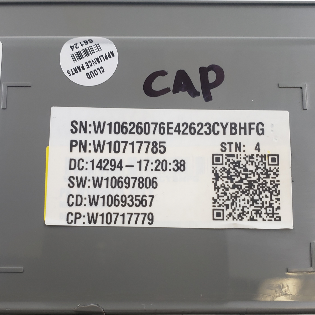 Whirlpool OEM Washer Control Board W10717785  *Same Day Ship & 60 Days Warranty*
