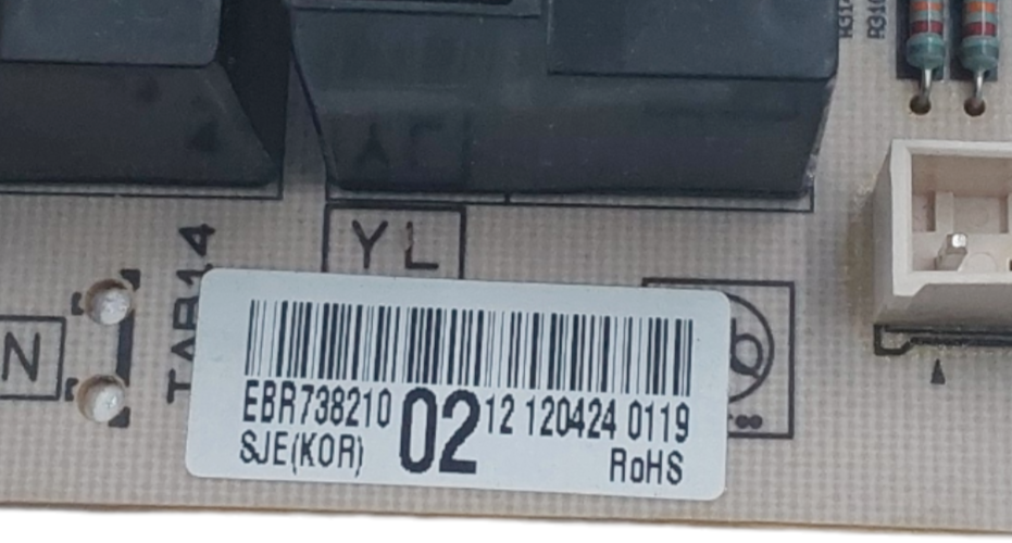Genuine LG Range Control Board EBR73821002 Same Day Shipping & 60 Days Warranty*