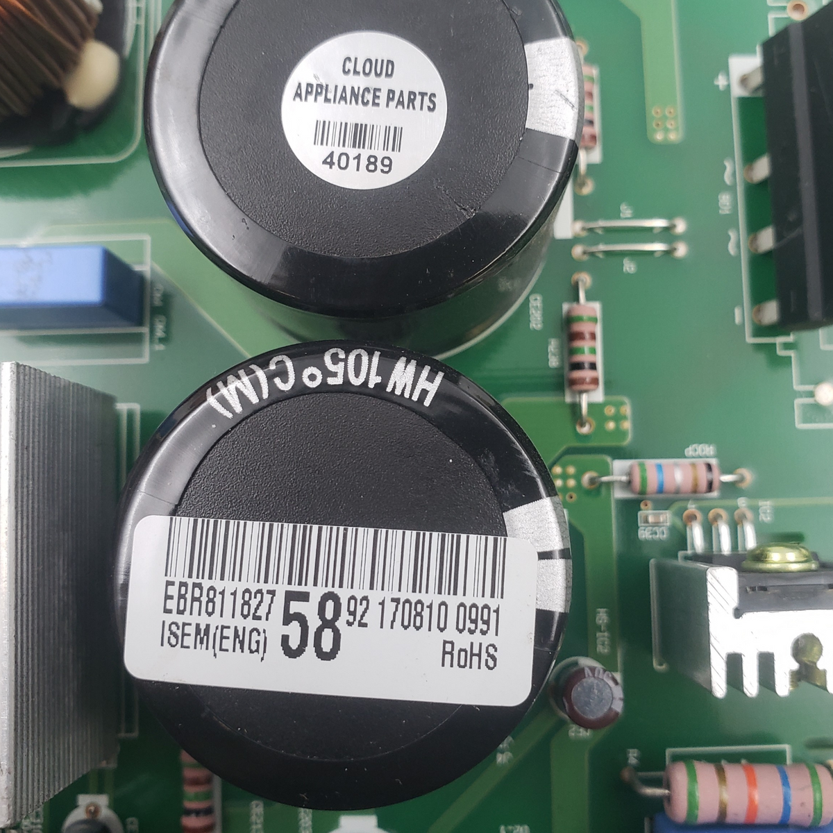 LG Genuine Fridge Control Board EBR81182758 Same Day Shipping & 60 Days Warranty