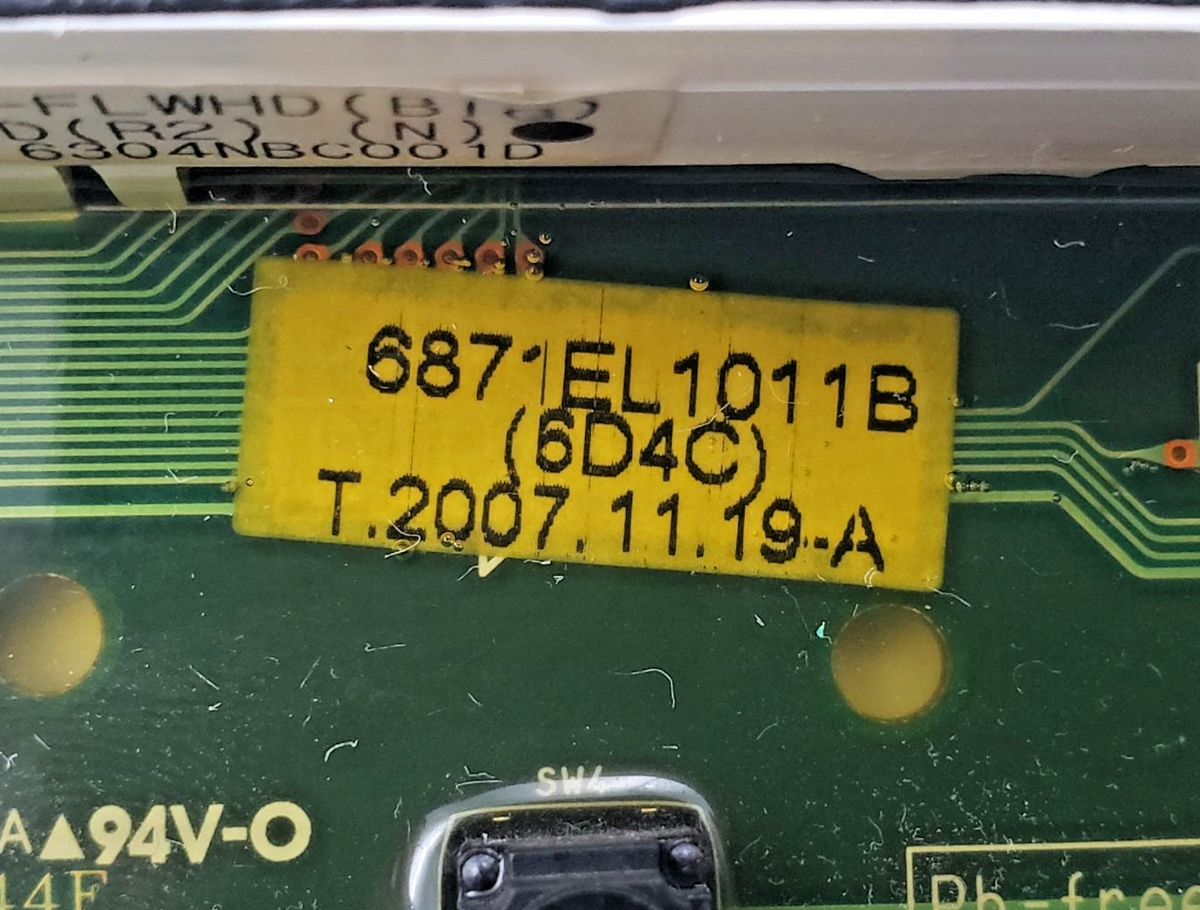 Genuine LG Dryer Control Board 6871EL1011B Same Day Ship & 60 Days Warranty