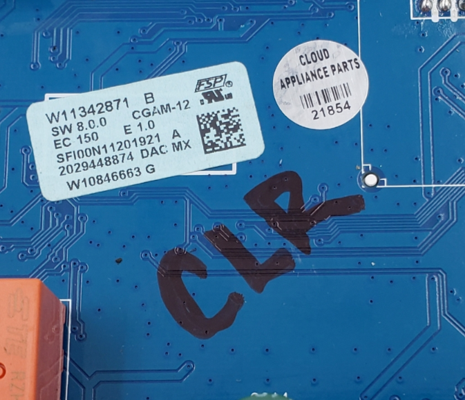 Genuine Whirlpool Oven Control Board W11342871 *Same Day Ship & 60 Days Warranty