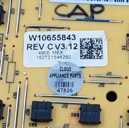 Genuine Whirlpool Range Control Board W10655843 Same Day Ship & 60 Days Warranty