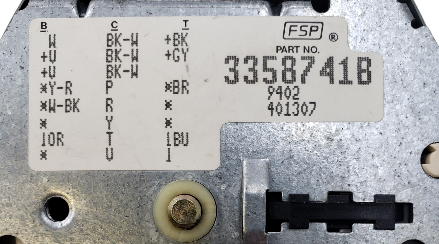Genuine OEM Whirlpool Washer Timer 3358741 Same Day Shipping & 60 Days Warranty*