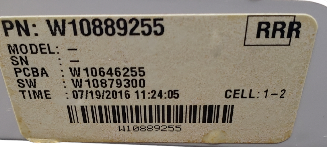 Genuine Whirlpool Dryer Control Board W10889255 Same Day Ship & 60 Days Warranty