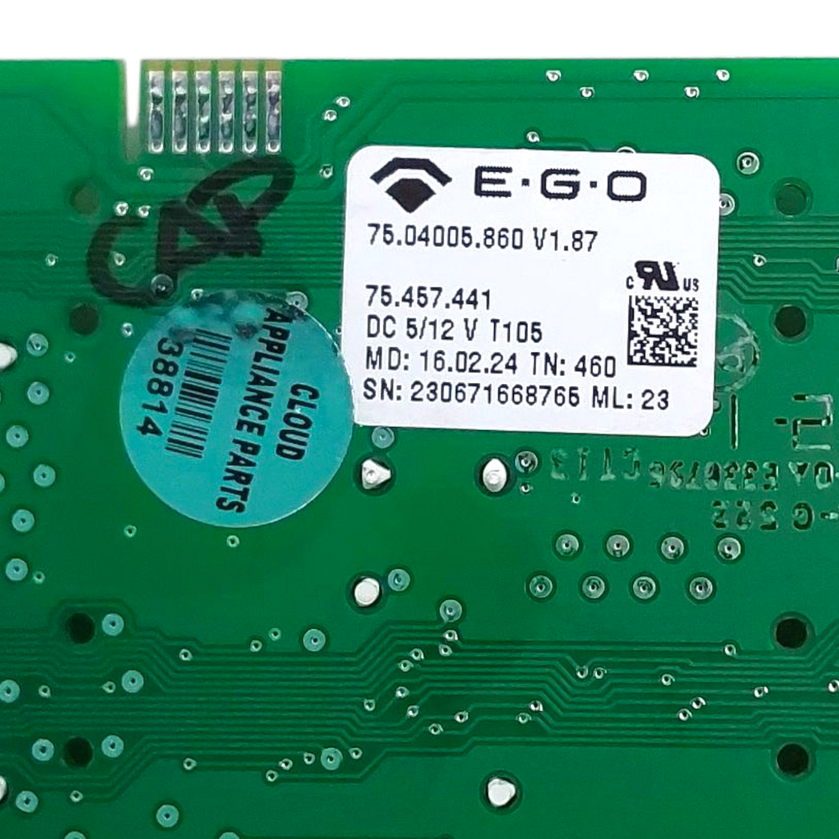 OEM Frigidaire Range Control Board 75.04005.860 Same Day Ship & 60 Days Warranty