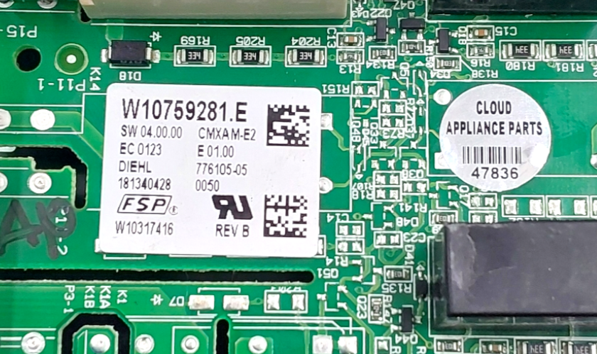 Genuine Whirlpool Range Control Board W10759281 Same Day Ship & 60 Days Warranty
