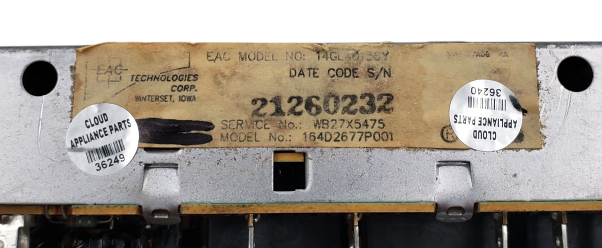 Genuine  GE Oven Control Board 164D2677P001 Same Day Shipping & 60 Days Warranty