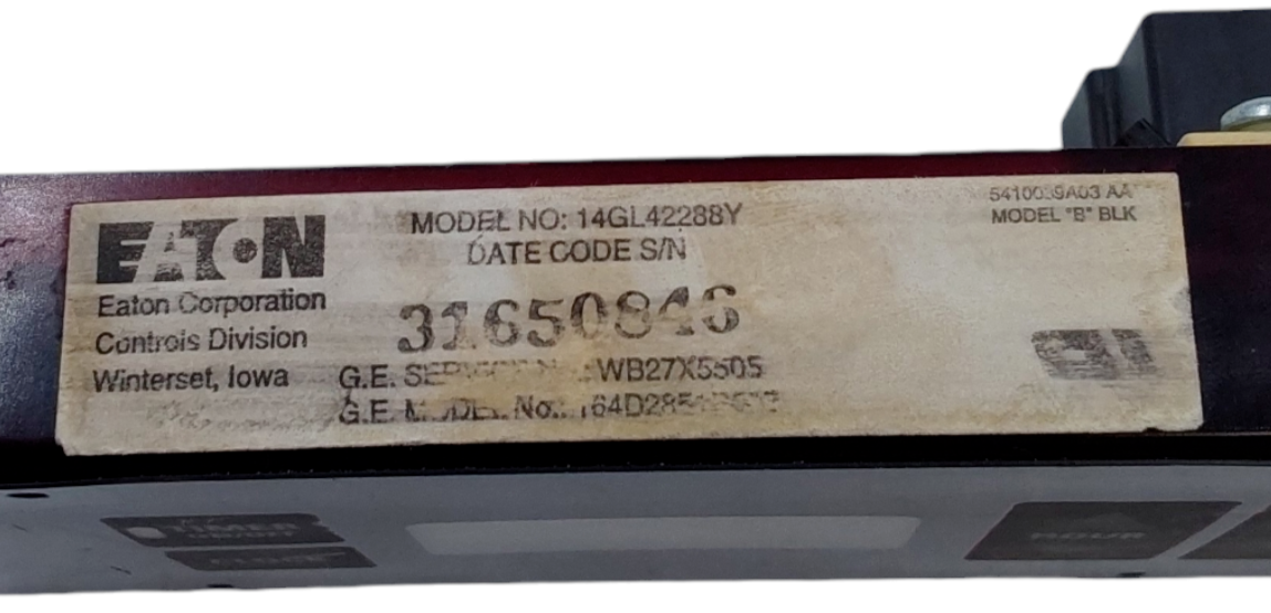 Genuine GE Range Control Board 164D2851P003 Same Day Shipping & 60 Days Warranty