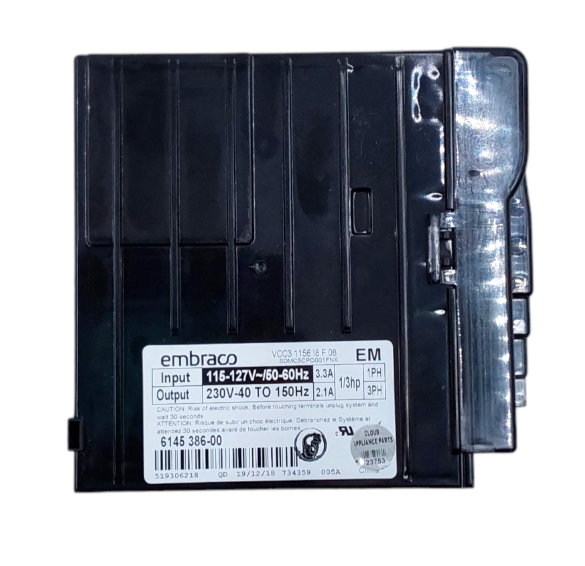 New Embraco Fridge Inverter Board 519306218 Same Day Shipping & 60 Days Warranty