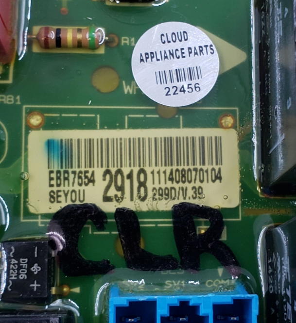 Genuine LG Dryer Control Board EBR76542918 *Same Day Shipping & 60 Days Warranty