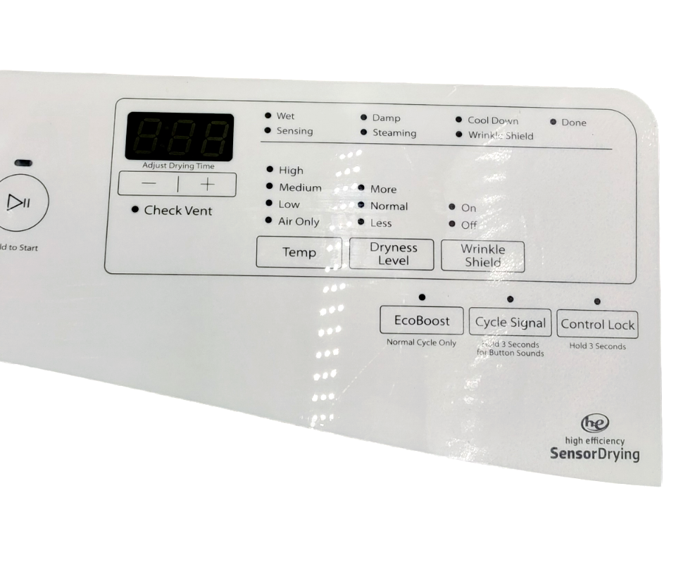 Genuine Whirlpool Dryer Control Panel W10895863 Same Day Ship & 60 Days Warranty