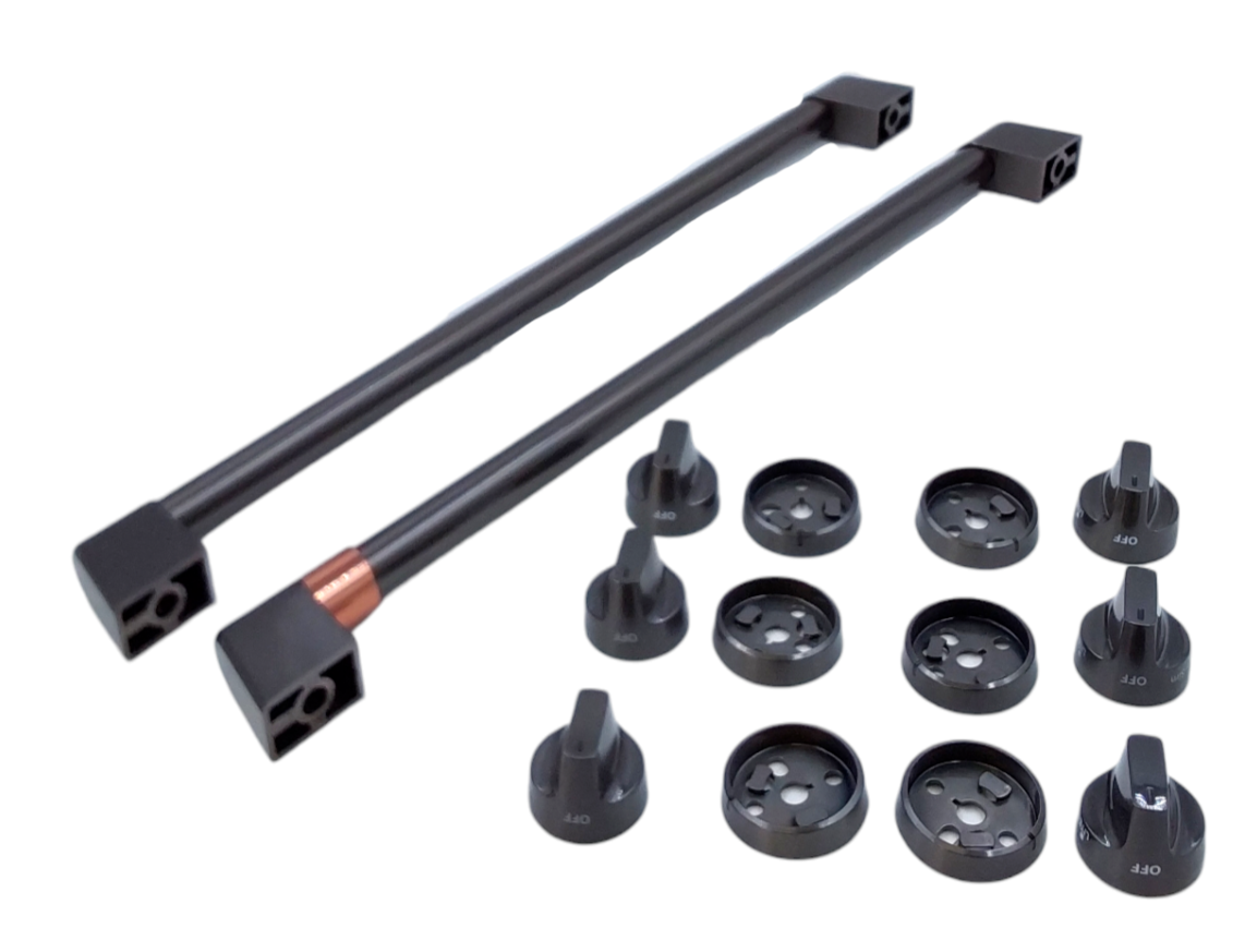 Genuine GE Range Cafe Handle Kit CXFCGHKPMBT  *Same Day Ship & 60 Days Warranty*