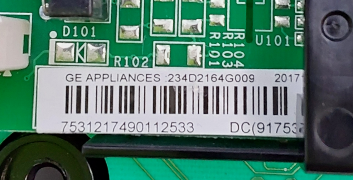 Genuine GE Dryer Control Board 234D2164G009 Same Day Shipping & 60 Days Warranty