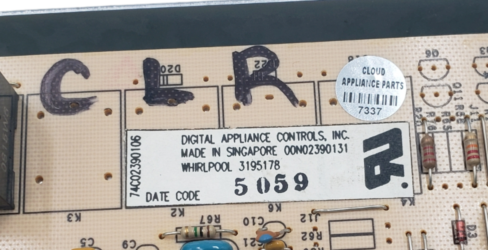 Genuine Whirlpool Oven Control Board 3195178 Same Day Ship & **60 Days Warranty*