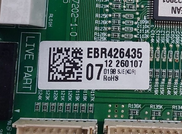 LG New Range Control Board EBR42643507 ***Same Day Shipping & 60 Days Warranty**