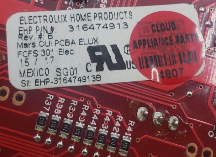Genuine Frigidaire Range Oven Control Board 316474913 Same **60 Days Warranty**