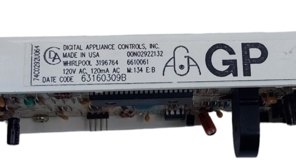 Genuine Whirlpool Range Control Board 3196764 Same Day Ship & 60 Days Warranty**