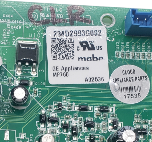 New GE Dryer Control Board 234D2983G002 **Same Day Shipping & 60 Days Warranty**