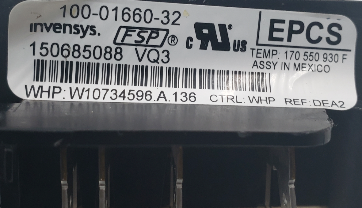 Genuine Whirlpool Oven Control Board W10734596 Same Day Ship & *60 Days Warranty