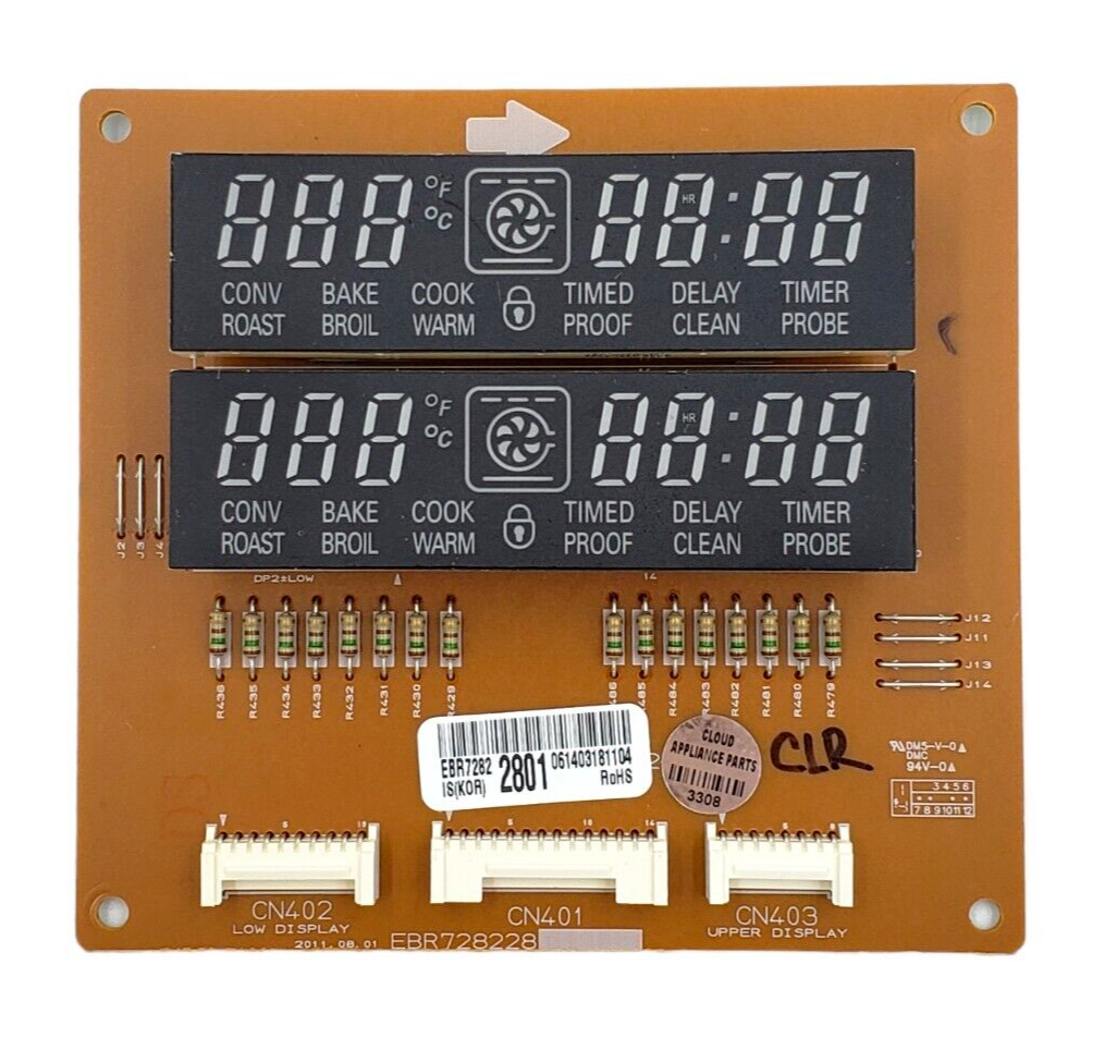 Genuine LG Range Control Board EBR72822801 Same Day Shipping & 60 Days Warranty*