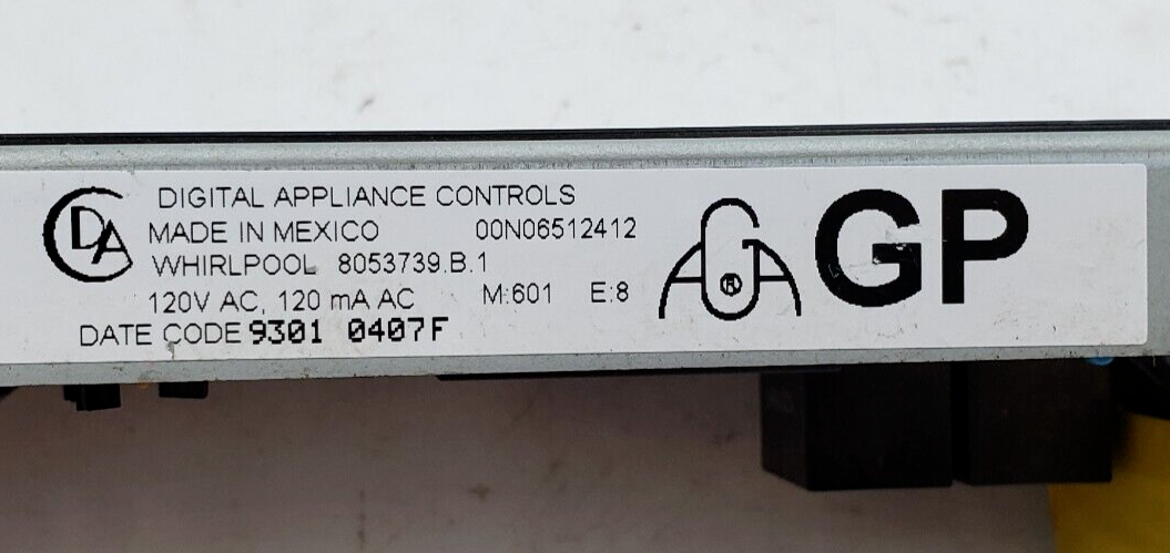 Genuine Whirlpool Oven Control Board 8053739 *Same Day Ship & 60 Days Warranty**