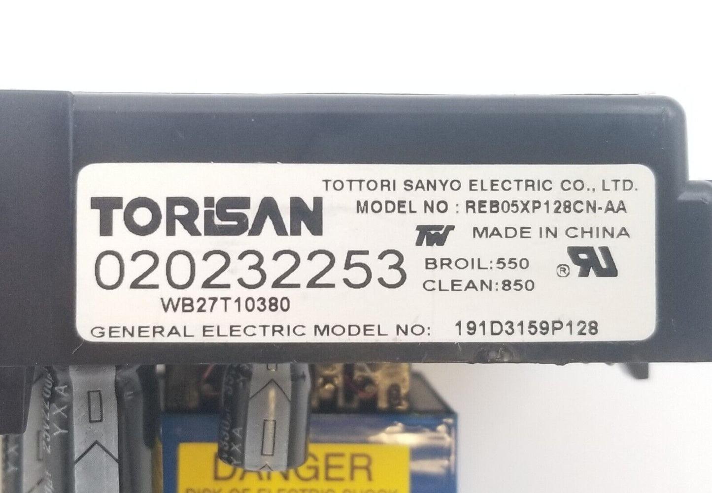 Genuine GE Range Control Board 191D3159P128 Same Day Shipping & 60 Days Warranty