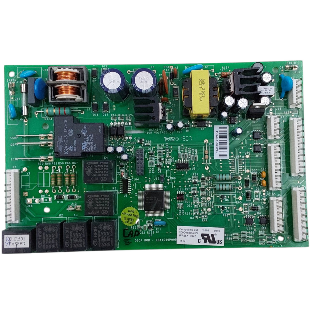 GE Genuine Fridge Control Board 225D4850G022 **Same Day Ship & 60 Days Warranty*
