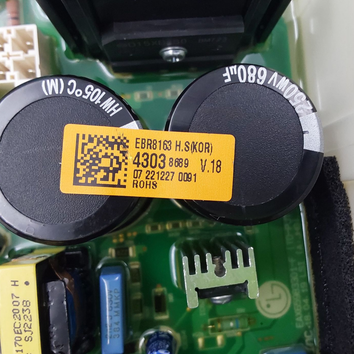 LG Genuine Washer Control Board EBR81634303 Same Day Shipping & 60 Days Warranty