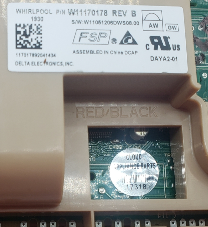 Genuine Whirlpool Dishwasher Board W11170178 **Same Day Ship & 60 Days Warranty*
