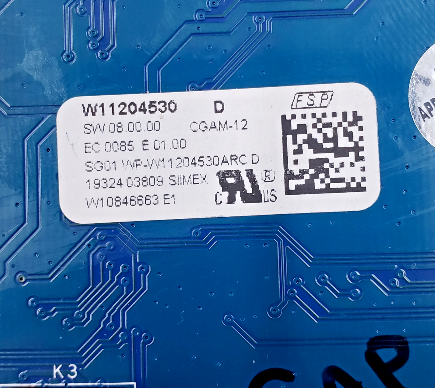 Genuine Whirlpool Range Control Board W11204530 Same Day Ship & 60 Days Warranty
