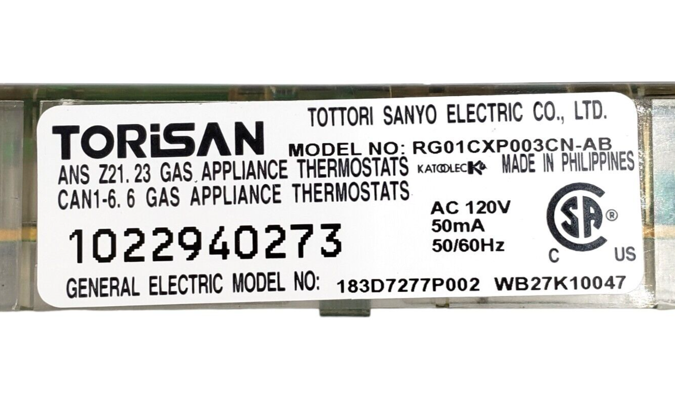 Genuine GE Range Control Board 183D7277P002 Same Day Shipping & 60 Days Warranty