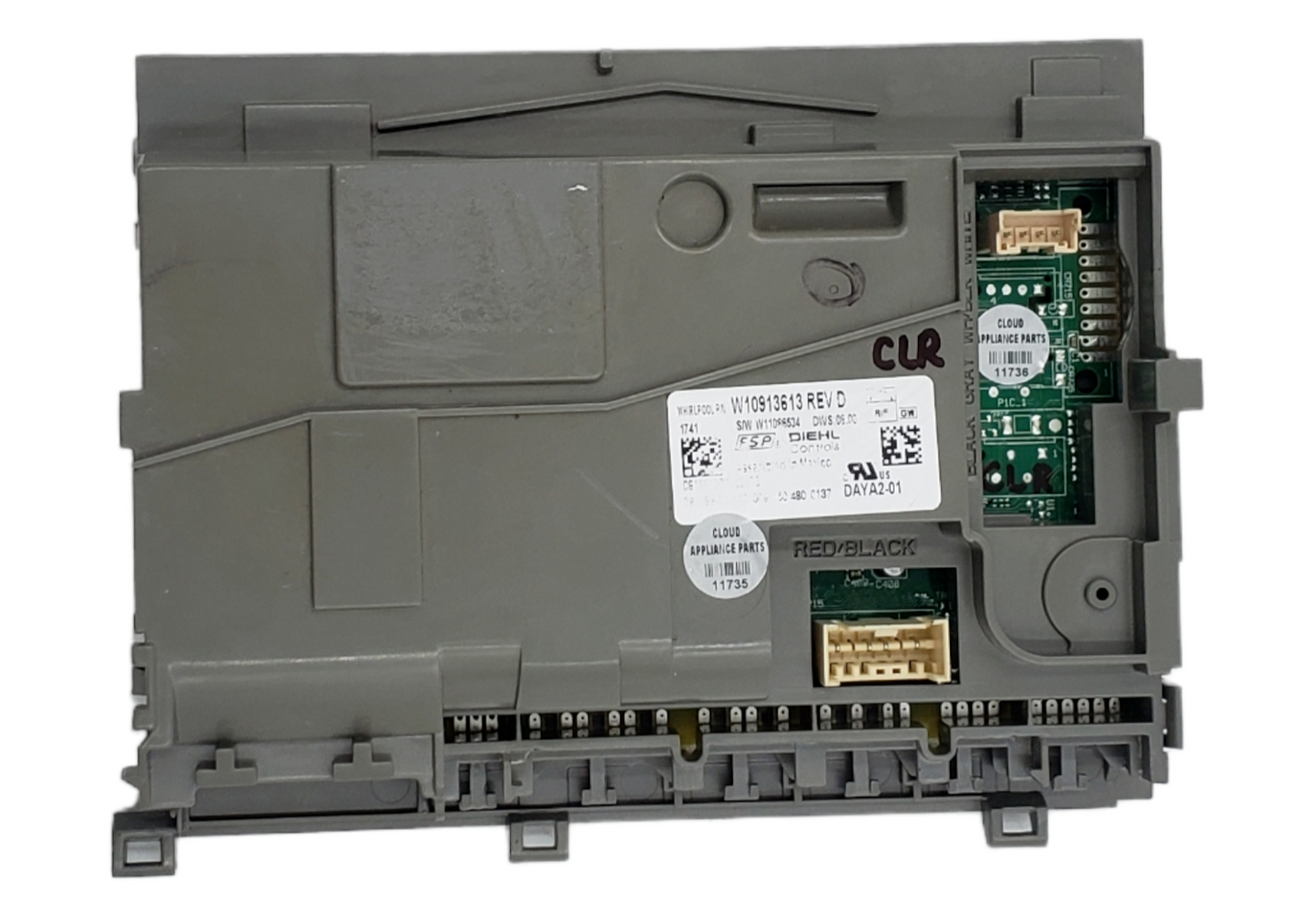 Genuine Whirlpool Dishwasher Control W10913613 *Same Day Ship & 60 Days Warranty