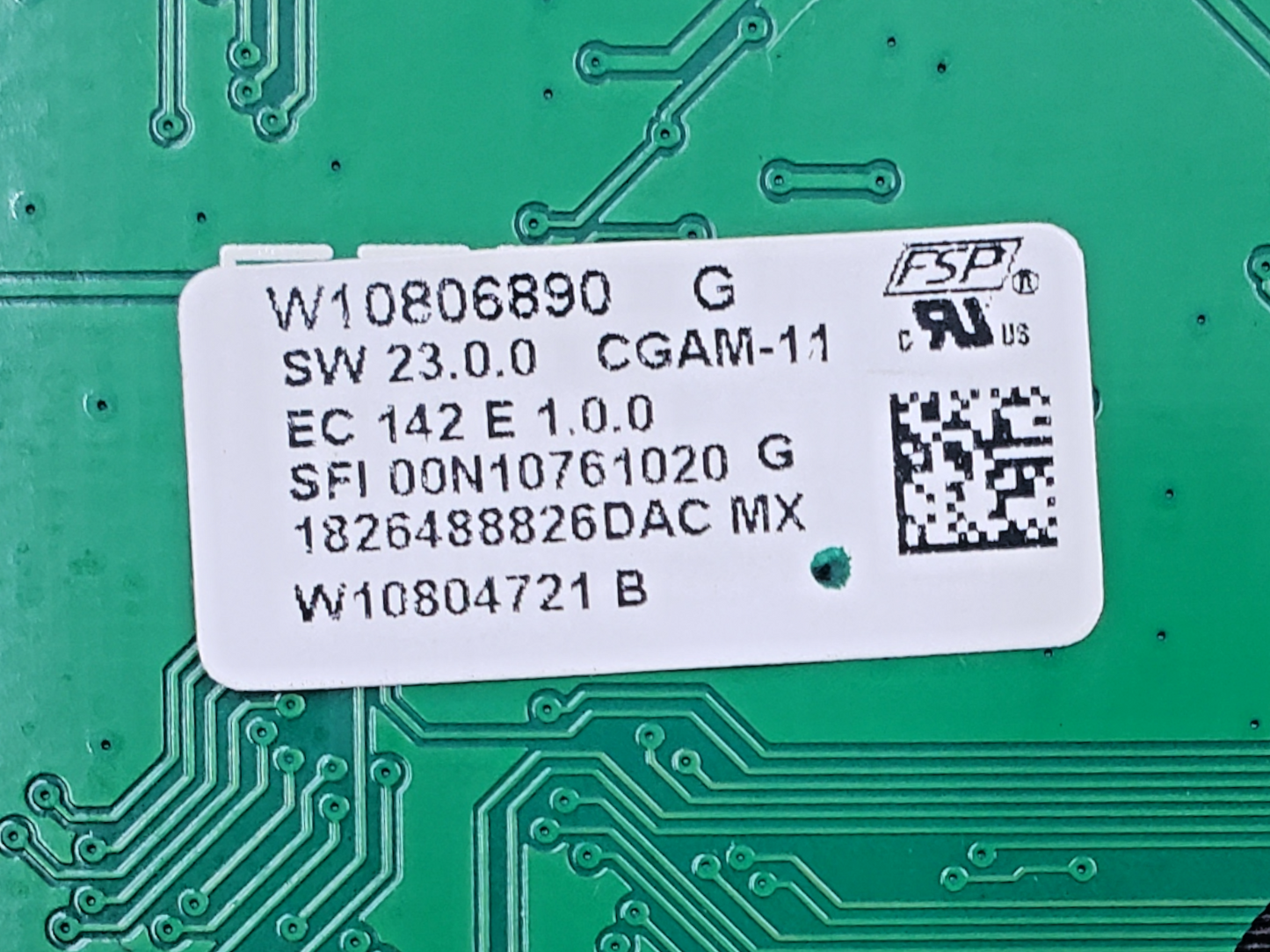 Genuine Whirlpool Range Control Board W10806890 Same Day Ship & 60 Days Warranty