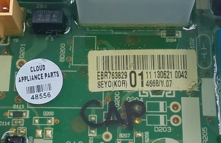Genuine LG Dryer Control Board EBR76382901 Same Day Shipping & 60 Days Warranty*