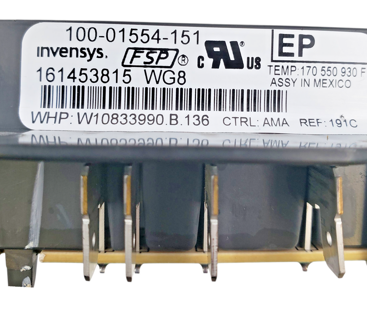 Genuine Whirlpool Range Control Board W10833990 Same Day Ship & 60 Days Warranty