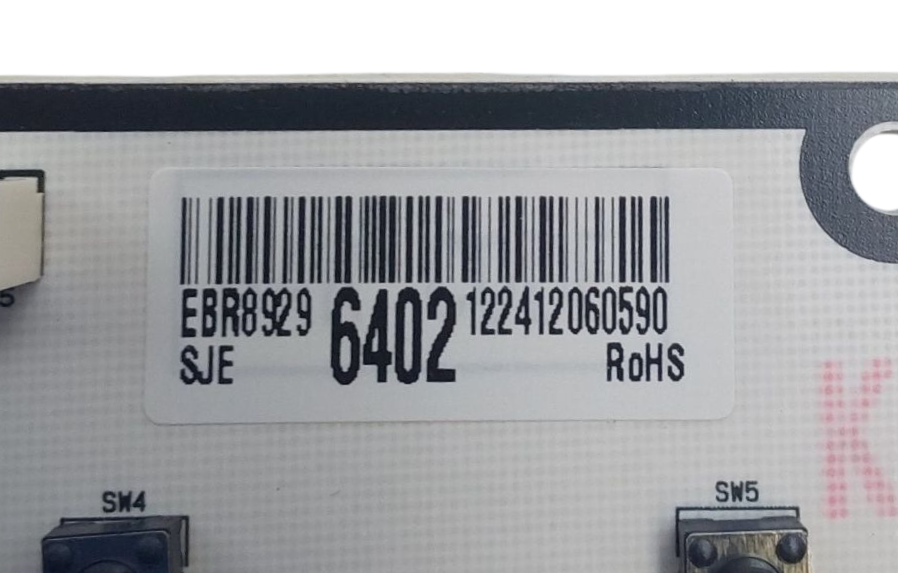 LG New Range Control Board EBR89296402 ***Same Day Shipping & 60 Days Warranty**