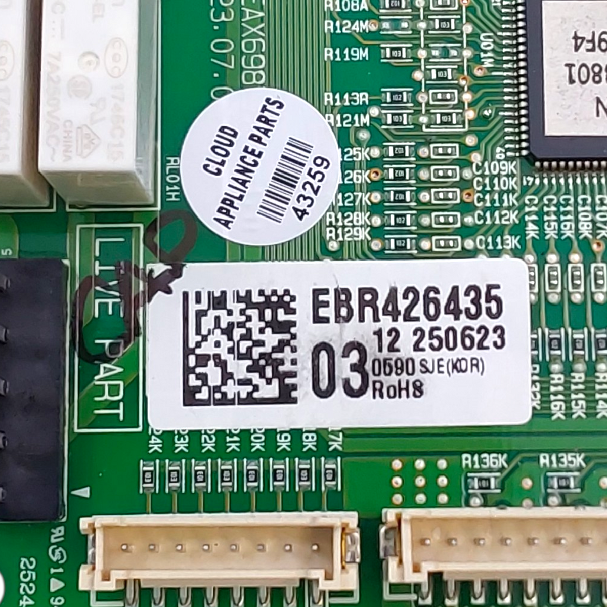 LG New Range Oven Control Board EBR42643503 Same Day Shipping & 60 Days Warranty