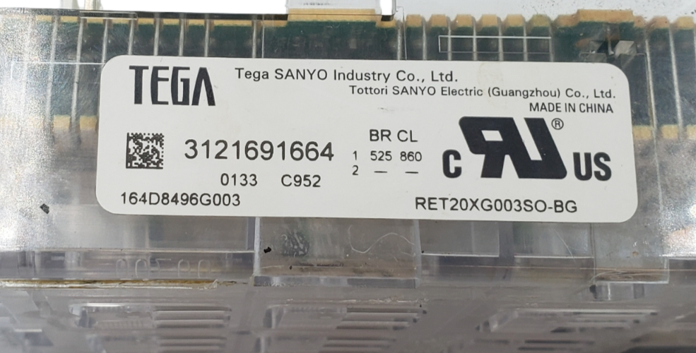 Genuine GE Range Control Board 164D8496G003 Same Day Shipping & 60 Days Warranty