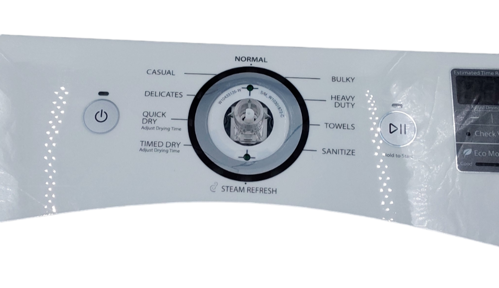 Genuine Whirlpool Dryer Control Panel W10800228 Same Day Ship & 60 Days Warranty