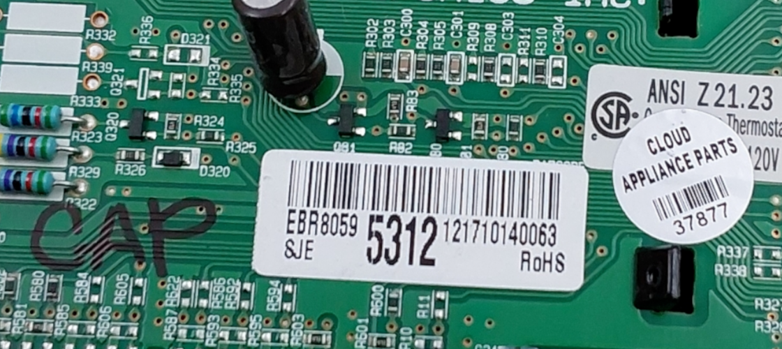 Genuine LG Range Control Board EBR80595312 Same Day Shipping & 60 Days Warranty*